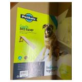 PetSafe CozyUp Bed Ramp for Dogs and Cats, Durable, Easy-to-Store, Carpet-Covered, Cherry