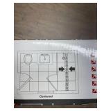 Neodrain 24 Inch Rectangular Linear Shower Drain with Brick Pattern Grate, Brushed 304 Stainless Steel Bathroom Floor Drain,Shower Floor Drain Includes Adjustable Leveling Feet