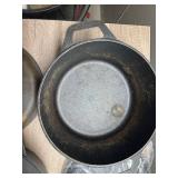 5 piece Cast Iron pan set