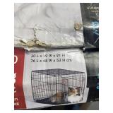 MidWest Single Door iCrate Metal Dog Crate, 30"