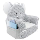 Soft Landing | Sweet Seats | Premium Character Chair with Carrying Handle & Side Pockets Elephant