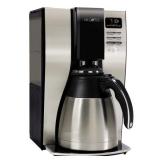 Mr. Coffee - 10-Cup Coffee Maker with Thermal Carafe - Stainless-Steel/Black