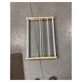 Clothes Drying Cack - Bamboo Wooden clothes rack - damaged