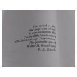 Beech Aircraft 1932-1969 History Presentation Book Signed by Olive Beech, Condition VG