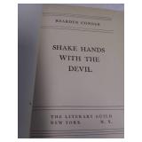 1934 1st Edition Presumed Shake Hands With The Devil by Rearden Conner, Condition VG