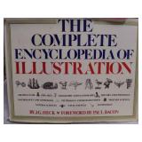 1979 The Complete Encyclopedia Of Illustrations by J.G. Heck Foreword By Paul Bacon, Condition Good, Dustcover has damage