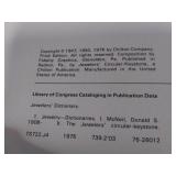 1976 Large Jewelers Dictionary 3rd Edition, Condition Good, Some tears on dustcover