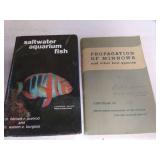 1948 Propagation Of Minnows and 1973 Saltwater Aquarium Fish, Condition fair, see pics