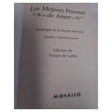 1993 Los Mejores Poemas de Amor, Mosaic, Printed in Spanish, Condition Near New