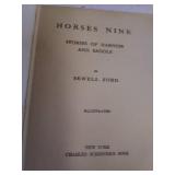 1903 1st Edition Presumed Horses Nine Stories Of Harness and Saddle by Sewell Ford, Condition Fair due to age