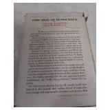 1946 This Side Of Innocence by Taylor Caldwell and 1985 A Stranger in a Strange Land by Leonora Scholte, Condition Good, Some dustcover damage
