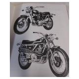 1973 Color Treasury of Motorcycles, Condition Good to VG