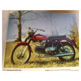 1973 Color Treasury of Motorcycles, Condition Good to VG