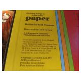 1977 Exciting things to do with Nature Materials and Exciting things to make with Paper, Condition VG