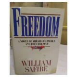 1987 1st Edition Freedom by William Safire, Condition VG