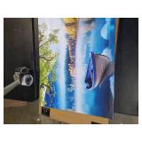 Blue Sky Canvas Wall Art