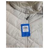 Womens Columbia Heavenly Long Hooded Jacket (Size L)