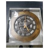 FirsTime & Co. Wood Gear Wall Clock