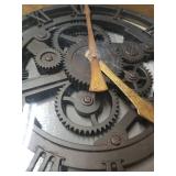 FirsTime & Co. Wood Gear Wall Clock