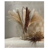 Boho Faux Pampas Grass Filler Decor Set