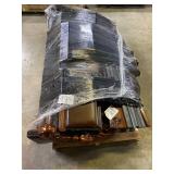 Antique Leather Bed w/ Headboard & Footboard (Queen Size)