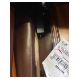 Antique Leather Bed w/ Headboard & Footboard (Queen Size)