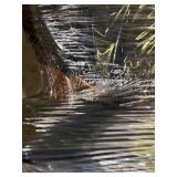 Antique Leather Bed w/ Headboard & Footboard (Queen Size)