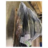 Antique Leather Bed w/ Headboard & Footboard (Queen Size)