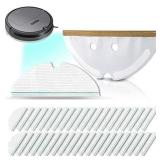 GORNORVA 40 PCS Disposable Mop Cloth Mopping Pad Replacement Parts for Roborock S50, S51, S52, S55, S6, T4, T60, T61,T64, for Xiaomi Roborock Sweeping Robot 1S Xiaowa E20 C10, with 1 Mop pad Holder