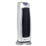 Comfort Zone Digital Ceramic Oscillating Electric Tower Heater/Fan with Remote Control