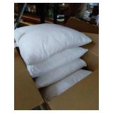 Utopia Bedding Throw Pillows Insert (Pack of 4, White) - 16 x 16 Inches Bed and Couch Pillows - Indoor Decorative Pillows