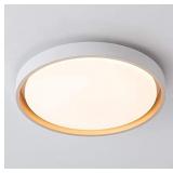 LED Flush Mount Ceiling Light 3000K Warm White, 2110 Lumens, 30W 16.5 Inch, Round Modern Lighting Fixture for Bedroom Living Room Kitchen Hallway