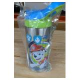 Paw Patrol 19.5oz Stainless Steel Water Bottle Blue Green - Zak Designs