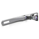 Pyle License Plate Rear View Camera - PLCM18SC Built-in Distance Scale Lines Backup Parking/Reverse Assist Waterproof Adjustable Slim Bar Cam w/ 420 TVL Resolution & RCA Output Zinc Metal Chrome