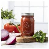 Ball Regular Mouth Mason Jars 16 oz [6 Pack] With mason jar lids and Bands, Ball mason jars 16 oz - For Canning, Fermenting, Pickling, Jar Decor - Microwave/Dishwasher Safe + SEWANTA Jar Opener