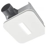 Broan-NuTone Flex 80 CFM Bathroom Exhaust Fan with CleanCover Grille and LED, ENERGY STAR*, White