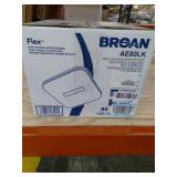 Broan-NuTone Flex 80 CFM Bathroom Exhaust Fan with CleanCover Grille and LED, ENERGY STAR*, White