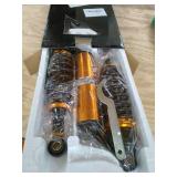 OXMART 11inch 280mm Universal Motorcycle Shock Absorber Rear Suspension, Adjustable Air Reservoir, Load 330 lbs/150Kg, Fit For Honda Suzuki Yamaha Kawasaki ATV Go Kart Quad Dirt Sport Bikes