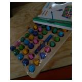 OleOletOy Wooden Fishing Game, Educational Toy for Kids, Montessori Toys for Toddlers, Learning Alphabet and Numbers, Fish Game for Fine Motor Skills, Stocking Stuffers for Boys and Girls