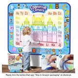 Jasonwell Aqua Magic Doodle Mat 40 X 32 Inches Extra Large Water Drawing Doodling Mat Coloring Mat Educational Toys Gifts for Kids Toddlers Boys Girls Age 3 4 5 6 7 8 Year Old