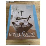 HoMedics Indoor 3-Tier Relaxation Tabletop Fountain, Automatic Pump with Power Switch, Extra Deep Basin with Natural River Rocks and Reflective Lighting Feature, EnviraScape Silver Springs