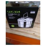 Stackable Steamer Stainless Steel Steamer Cookware Set with Sling, Cook Essentials Instant Pot Pressure Cooker Accessories, Double Tiered Food Steamer for Baking, Casseroles, Make Cooking Easy