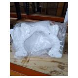 Juegoal Interior Cat Door Kitty Shaped Hole Pet Door for Cat and Small Pets, Fits Inside Door Hides Litter Box Furniture