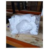 Juegoal Interior Cat Door Kitty Shaped Hole Pet Door for Cat and Small Pets, Fits Inside Door Hides Litter Box Furniture