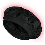 Cordless Deep Conditioning Heat Cap - Hair Styling and Treatment Steam Cap | Heat Therapy and Thermal Spa Hair Steamer Gel Cap - Black