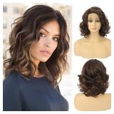 Brazilian Human Hair Wigs Side Part Lace Parting Short Wig Brazilian Remy Hair Wigs for Women