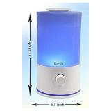 BlueHills Premium 2000 ML XL Large Essential Oil Diffuser Aromatherapy Humidifier for Large Room Home 40 Hour Run Huge Coverage Area 2 Liter Extra Large Capacity Huge Diffuser High Mist White E001