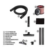 Vacmaster Professional - Professional Wet/Dry Vac, 16 Gallon, Beast Series, 6.5 HP 2-1/2" Hose (VJH1612PF0201), Black