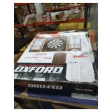 American Legend Charleston Solid Wood Bristle Dartboard Cabinet Set - Includes 18â dartboard and 6 steel tip darts