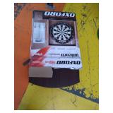 American Legend Charleston Solid Wood Bristle Dartboard Cabinet Set - Includes 18â dartboard and 6 steel tip darts